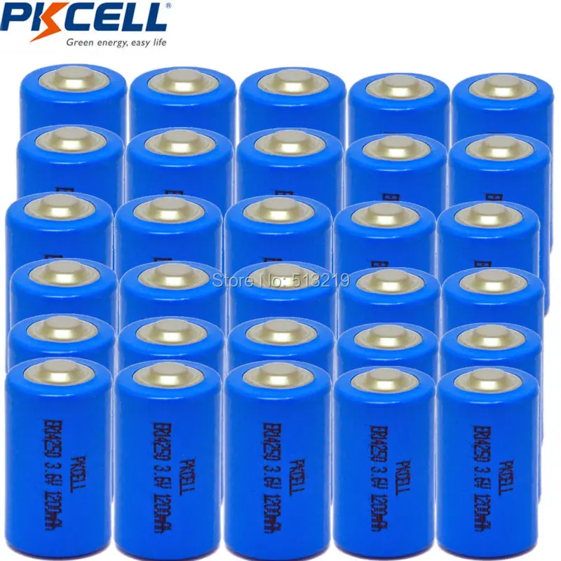 30 x 1/2AA Batteries ER14250 14250 1200mAh 3.6V Li-SOCl2 Lithium Non-rechargeable Battery | Электроника