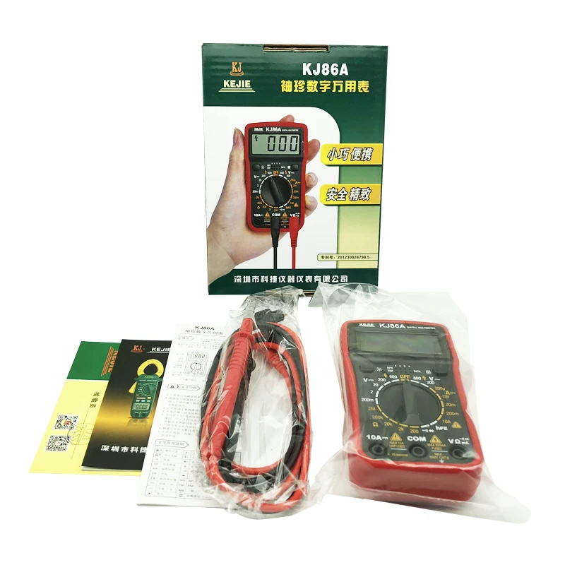 SOIJOT KJ39E AC DC ЖК монитор профессиональный электрический ручной тестер метр