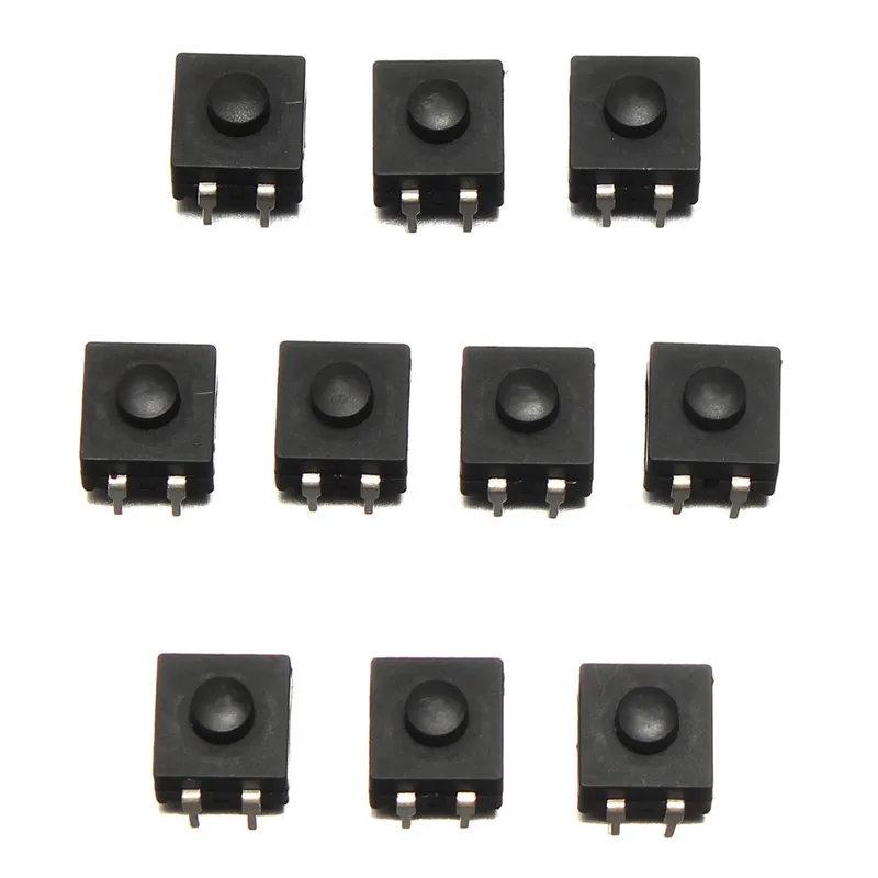 10 шт. DIP PCB мини Блокировка Тактильные Такт кнопочный переключатель 12x12x9mm |