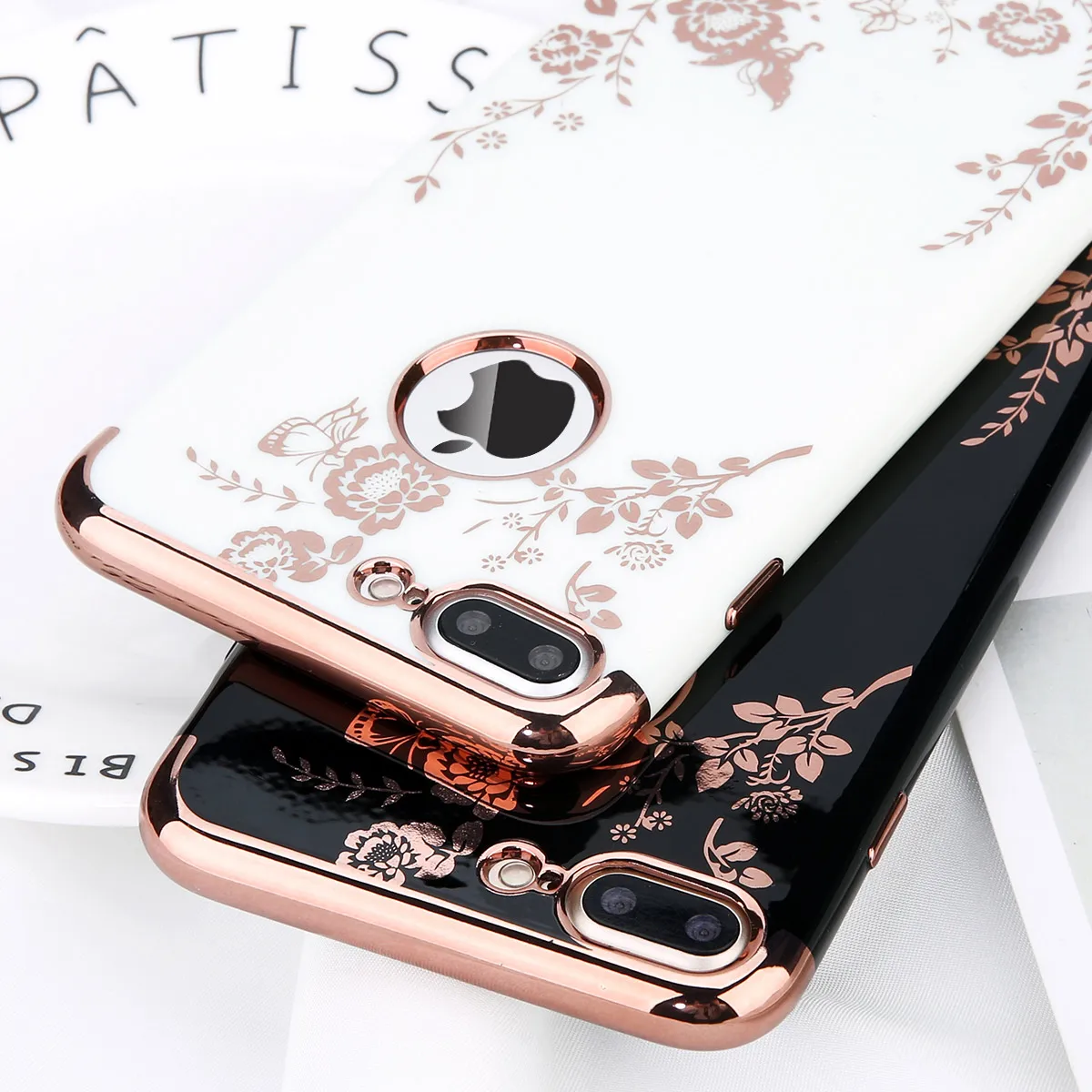 Чехол для телефона Moskado для iPhone X, XR, XS Max, 7, 8, 6, 6s Plus, модное покрытие, розовое золото, черный, белый, жесткий чехол для телефона s, задняя крышка