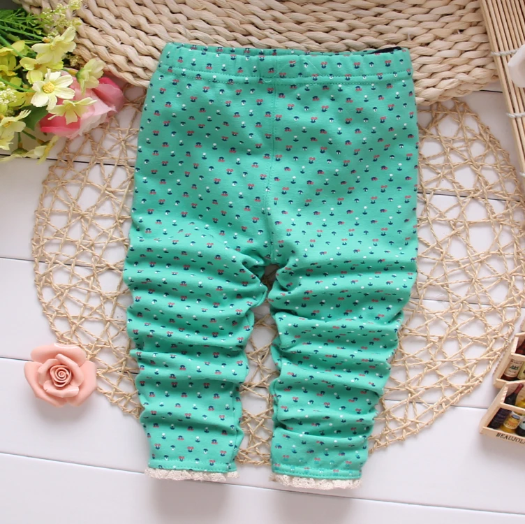 Бесплатная доставка осень нью-dot любовь-сердечных детей леггинсы брюки Девочки