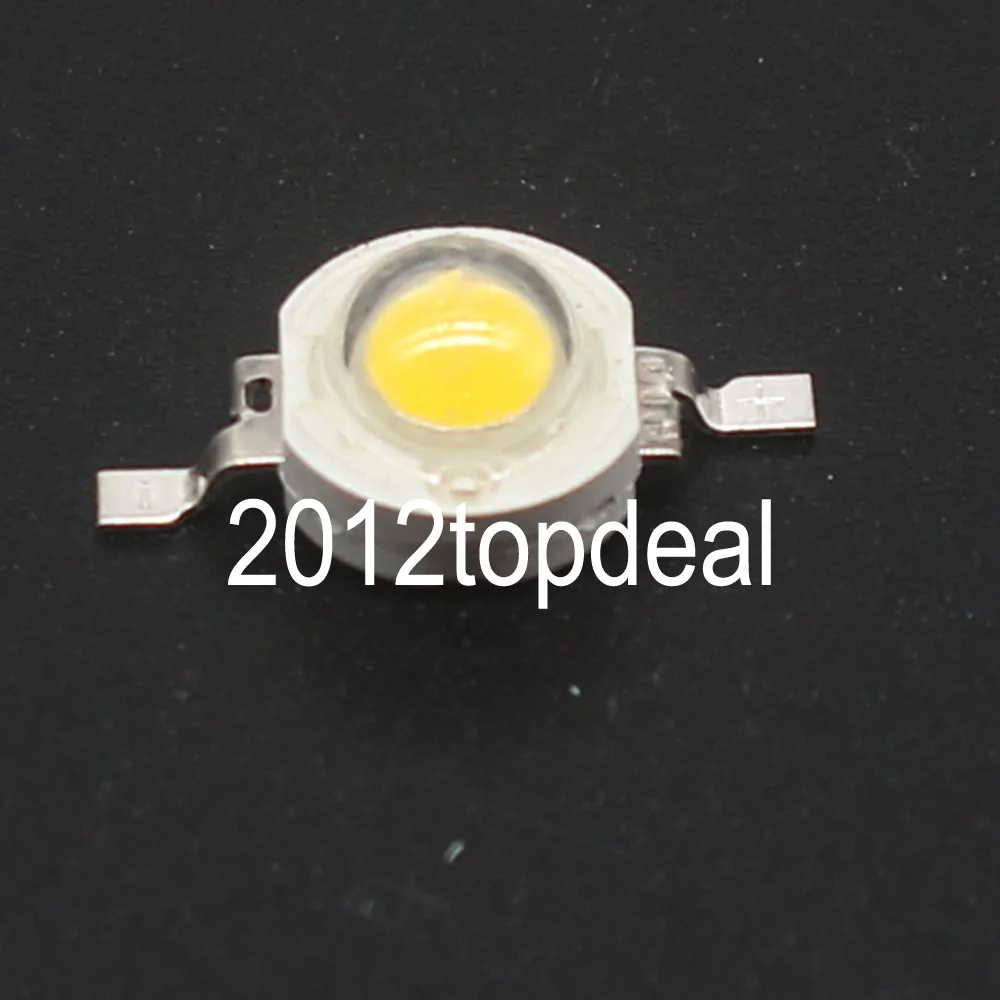 Лот 10 20 50 100pcs1W 3W Холодный/чистый белый теплый холодный 200 ~ 260LM светодиодный