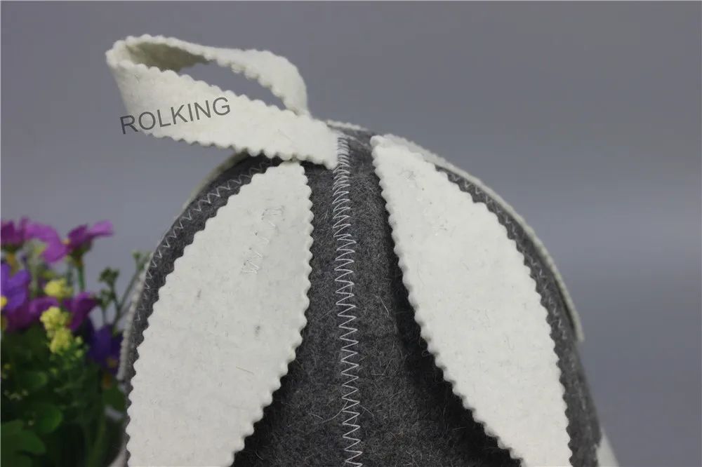 Лучшая цена шерстяные войлочные банные изделия наборы сауны (1 шляпа и 1 перчатки)