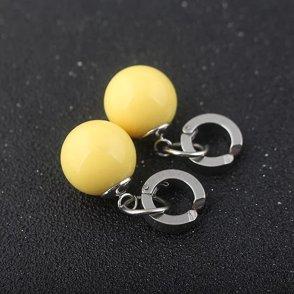 STUD EARRING 3 Супер Dragon Ball-Z Vegetto Potara Black Son Goku Косплей костюмы кольцо Zamasu серьги-гвоздики - Окраска металла: STUD EARRING 3