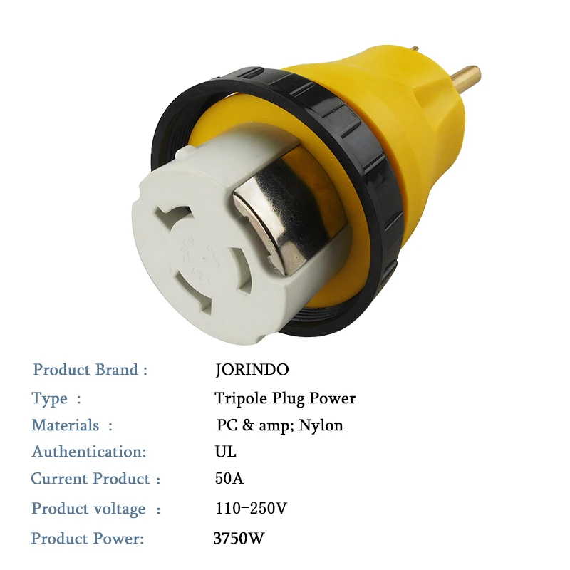 [14-50P для оформления заднего вида] Plugrand RV адаптер 50 Amp 14-50 P штекер на Power Shore SS2-50R Nema