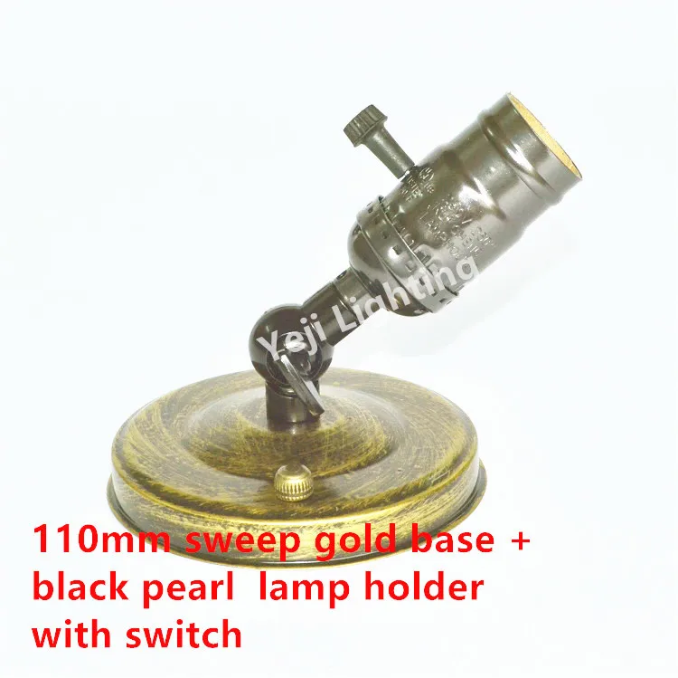 110 мм потолочный розовый винтажный подвесной черный жемчужный держатель для