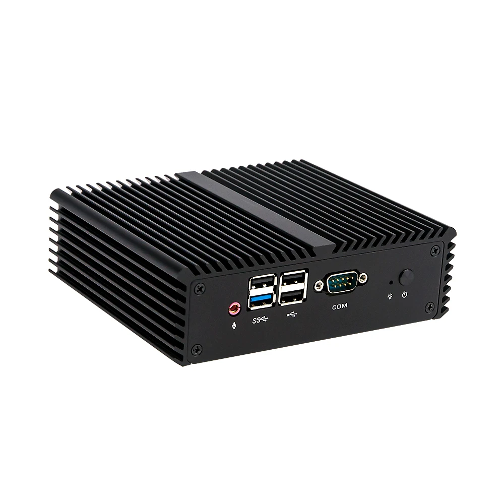 Kaufen Kansung Mini PC Barebone Mit Nano Itx Bay Trail J1900 Dual Lan Linux Ubuntu Mini Computer Fanless Industrie Mini PC