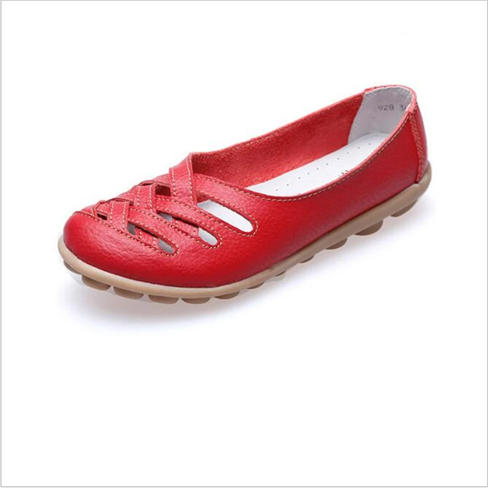 ROVIOLF Кол Во Продаж Женщины Полые Квартиры Обувь Женские Случайные Плоские туфли