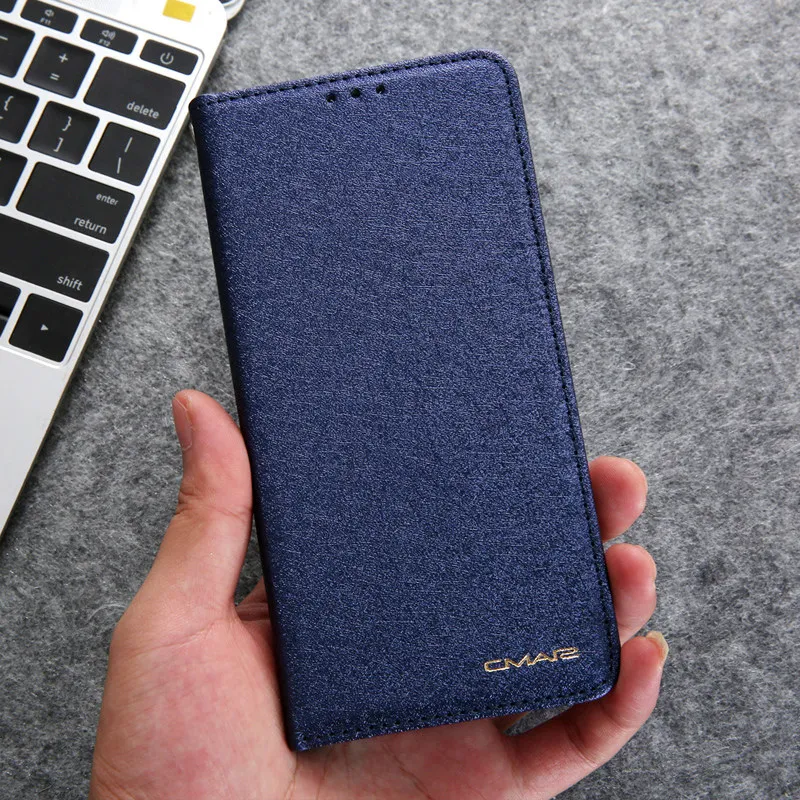 Роскошный Шелковый кожаный чехол кошелек Voor Samsung Galaxy S10 S9 S8 Plus + Чехол книжка с