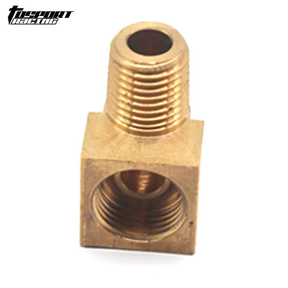 90 градусов 5/8 &quot-18 UNF гнездо до 1/4&quot NPT Мужской Механический датчик температуры