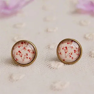 12 парт/лот Смешанные Винтажные Ювелирные Изделия Стеклянные Кабошоны