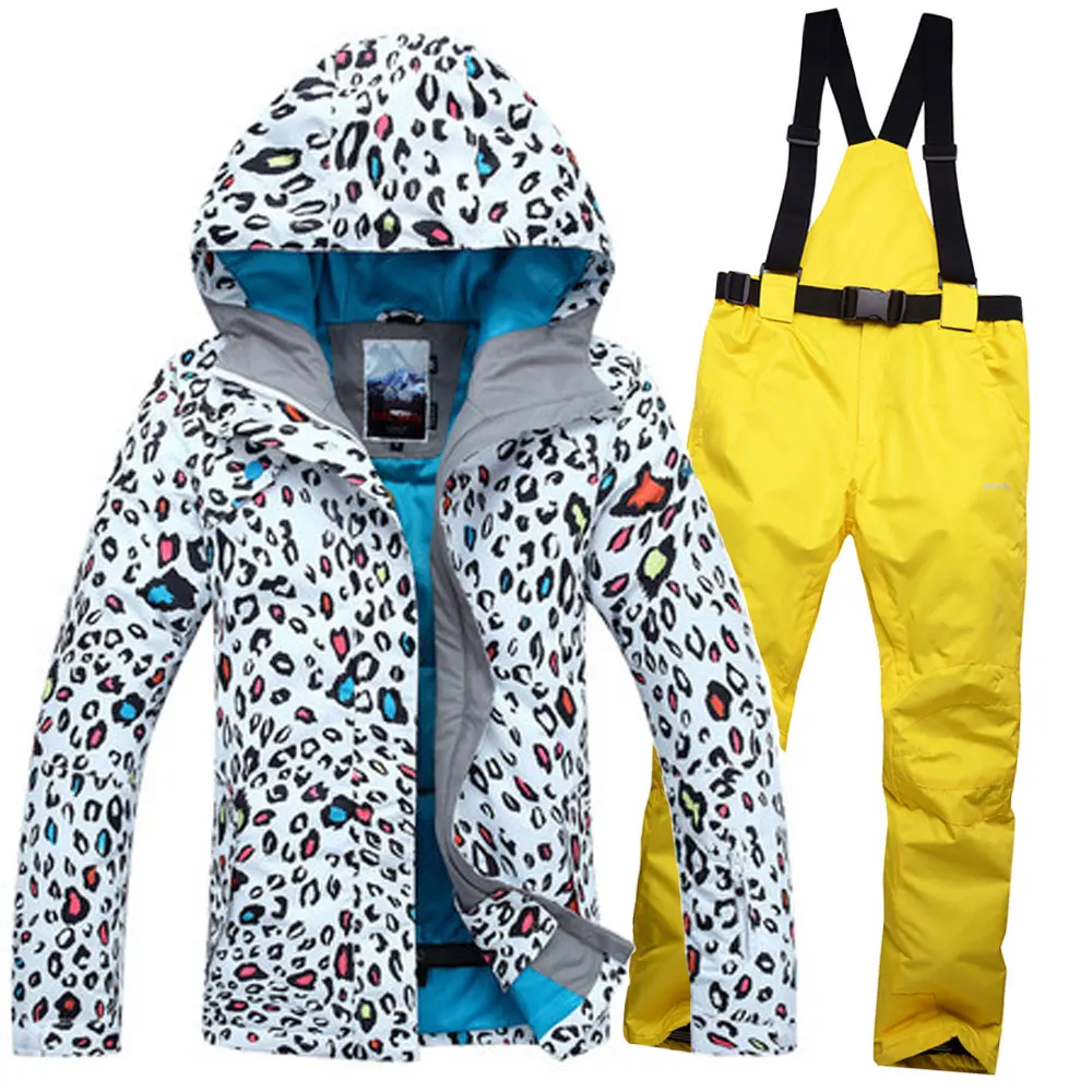 2019 высококачественные женские лыжные куртки комплекты штанов одежда для