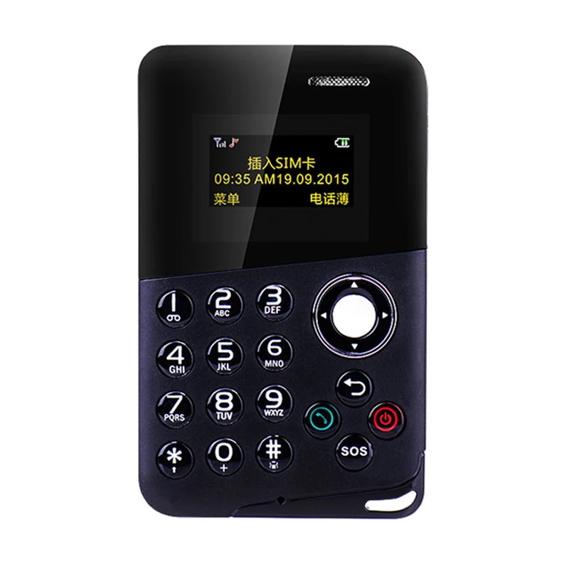 Новый aiek/m8 mini card телефон low radiation aeku bluetooth сообщение цветной экран детская карман