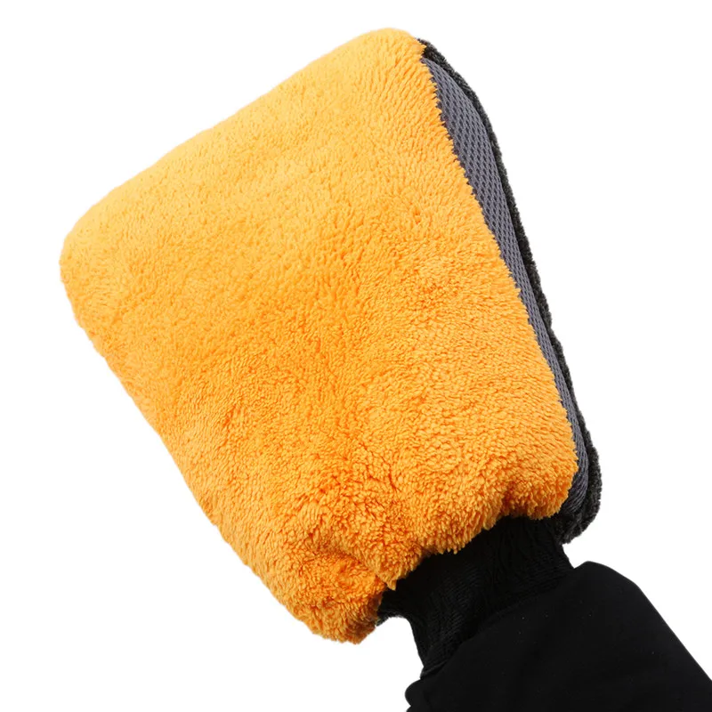 1PC Car Wash Gloves Cleaning Brush Tools Clean Window Door Velvet Water Absorption Soft Care Furniture Glass Dust Cleaner Washer | Дом и сад