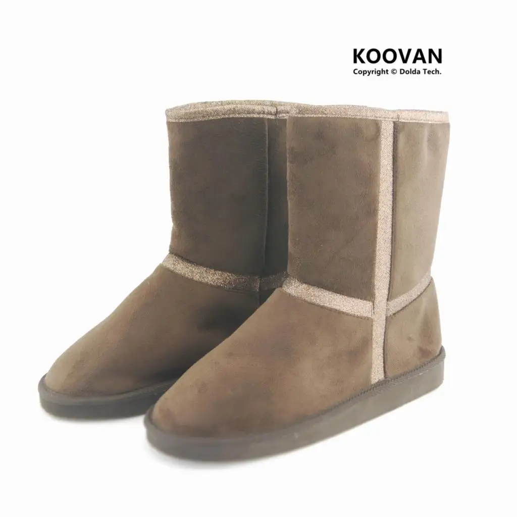 Koovan/женские сапоги 2017 женские на снежную погоду большой Размеры 44 11 Зимняя обувь