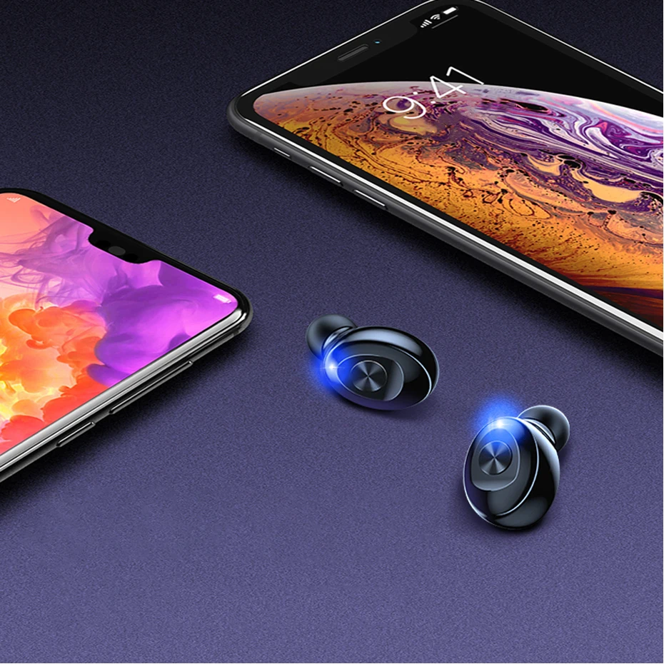 ANBES Touch control мини беспроводные наушники стерео водонепроницаемые Bluetooth Hands free 5 0 с