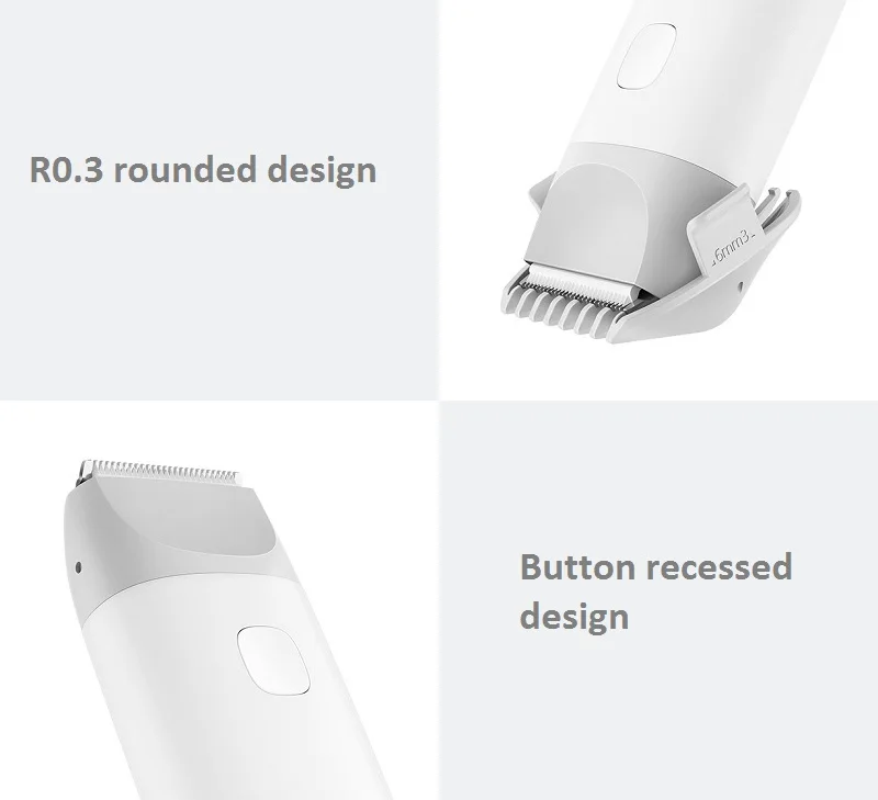 Xiaomi Электрический детский триммер для волос Машинка для стрижки волос USB перезаряжаемая IPX7 Водонепроницаемая машинка для стрижки волос-s для детей