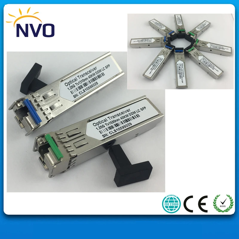 1 25G одиночный режим BIDI 1310/1550 40 км DDM Simplex WDM Совместимость с кодом Cisco LC волоконно