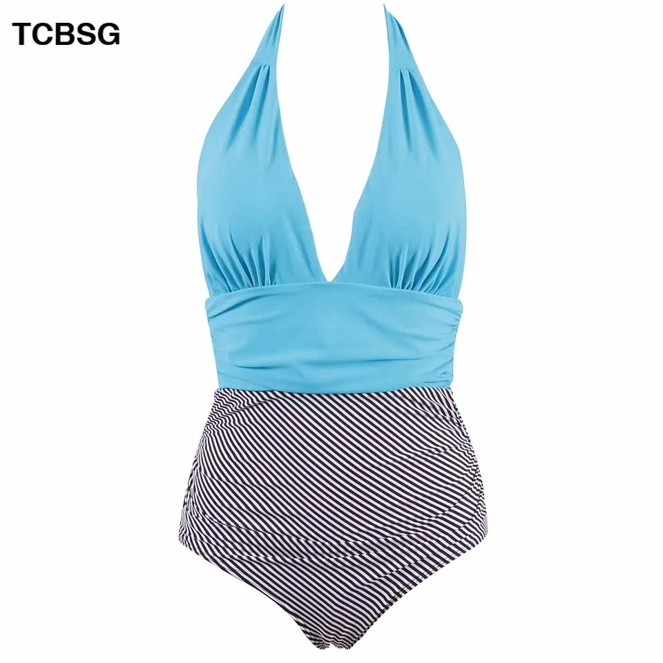 Новый сексуальный цельный купальник TCBSG женские купальные костюмы с высокой