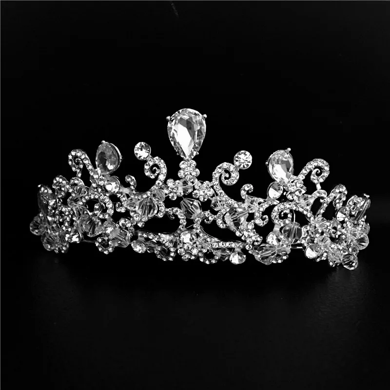 bride wedding crown hair jewelry bijoux women Tiara Headband head crystal rhinestone accessories tiara noiva | Украшения и
