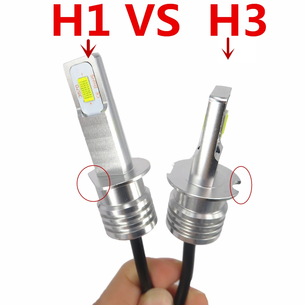 WLJH 2x Canbus H3 LED Bulbs High Bright Fog Light Auto Car Truck Front DRL Source Driving Lamps | Автомобили и мотоциклы