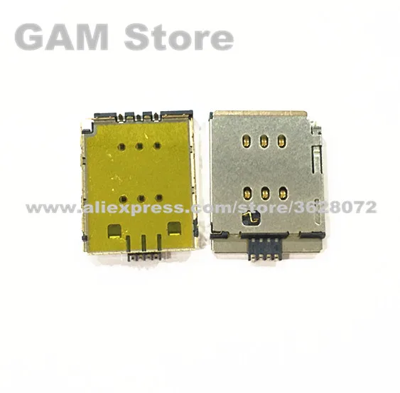 Для iPhone 4 4S 5 5S 5C 6 6G 6Plus 7 7Plus 8 8Plus X XS слот для sim-карты ридер гнездо Micro SIM держатель запасной отсек
