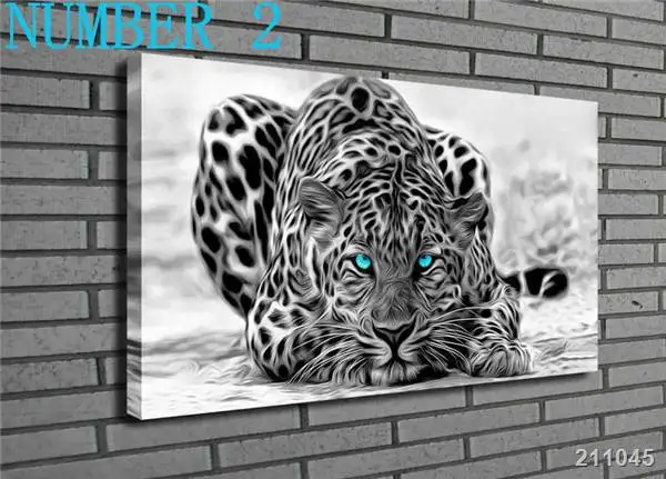 2016 Современная Настенная живопись гепард леопард домашний декор холст искусство