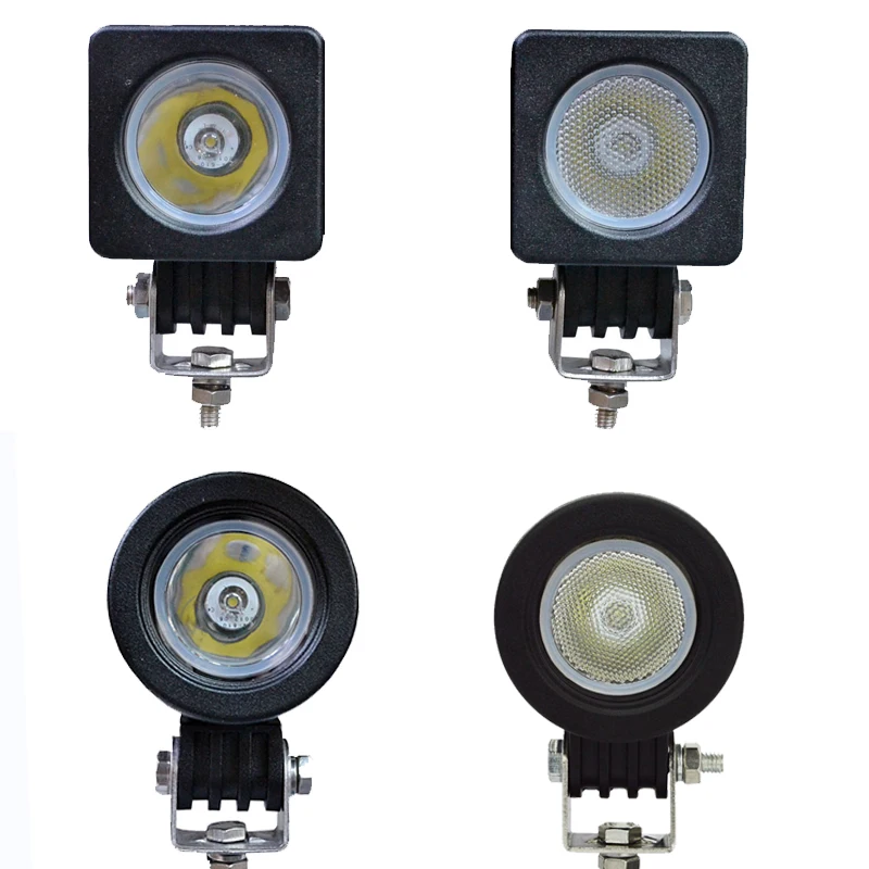 

2x 10w Spot Flood Led Work Light Square Round Driving Lamp 2 Inch 12V for Car Auto SUV ATV 4X4WD Offroad Motorcycle Truck Pickup