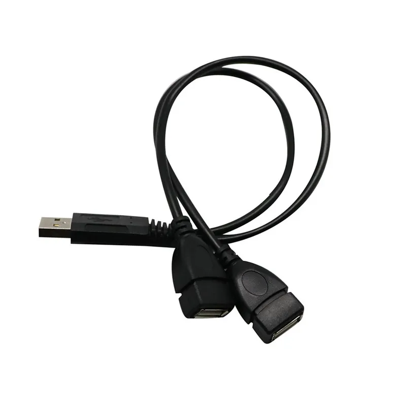 Улучшенные Компьютерные аксессуары 2018 новинка USB 2 0 A папа-2 двойных гнездовых
