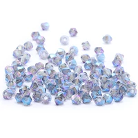 violet blue 4mm 100pc austria crystal bicone beads 5301 for jewelry making earring necklace charms handmade diy s 57