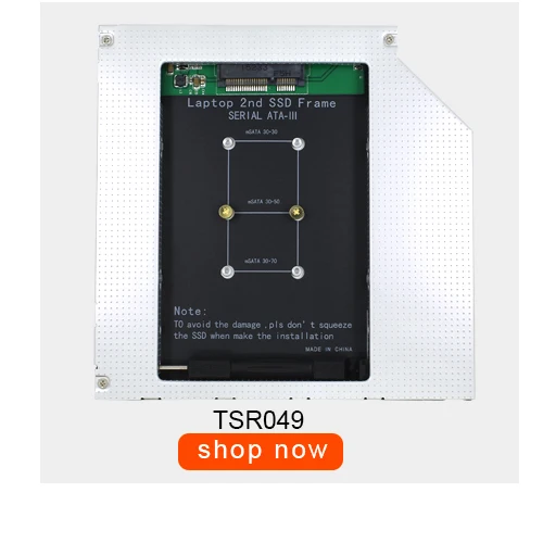 TISHRIC алюминиевый NGFF M.2 M2 2nd HDD Caddy 9,5 мм SATA 3 Optibay жесткий диск корпус адаптер DVD HDD 2,5 SSD чехол для ноутбука