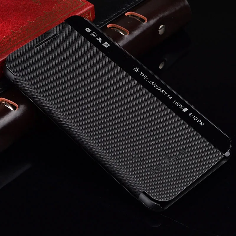 Black Coque чехол для LG X power флип-чехол умный Быстрый Вид из окна чехол для телефона из искусственной кожи для LG X power K220ds K210 LS755 белый Capas - Цвет: Black
