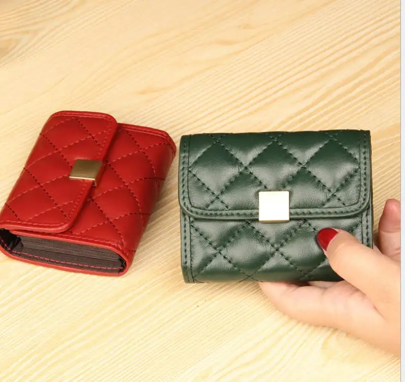 Женский кошелек с отделением для карт и RFID-защитой маленький женский