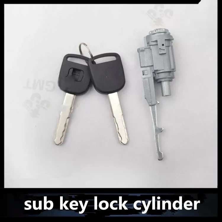 sub key Два ключа замок зажигания для 03-11year Honda Spark замки ядро для Accord/Fit/New Civic/Odyssey/CRV - Цвет: sub key