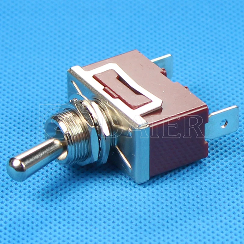 3 шт. тумблер ВКЛ. Выкл. Фиксация SPST 2 положения Pin сверхмощные переключатели 10A 250VAC