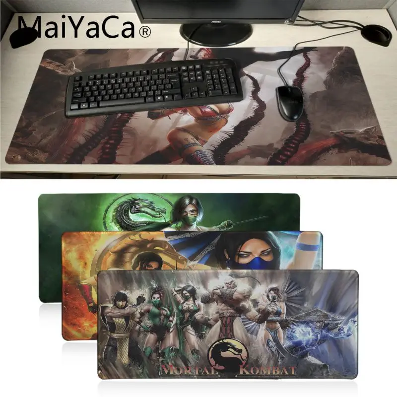 

MaiYaCa Funny mortal kombat girl Laptop Gaming Mice Mousepad Smooth Writing Pad Desktops Mate anime mouse pad desk mat