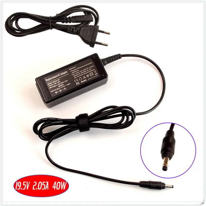 

19.5V 2.05A Ac Adapter Charger For HP/Compaq Mini WE824UA A040R01AL-HW01 WJ361PA HSTNN-DA18 PA-1400-18HL PA-1400-18HA Laptop