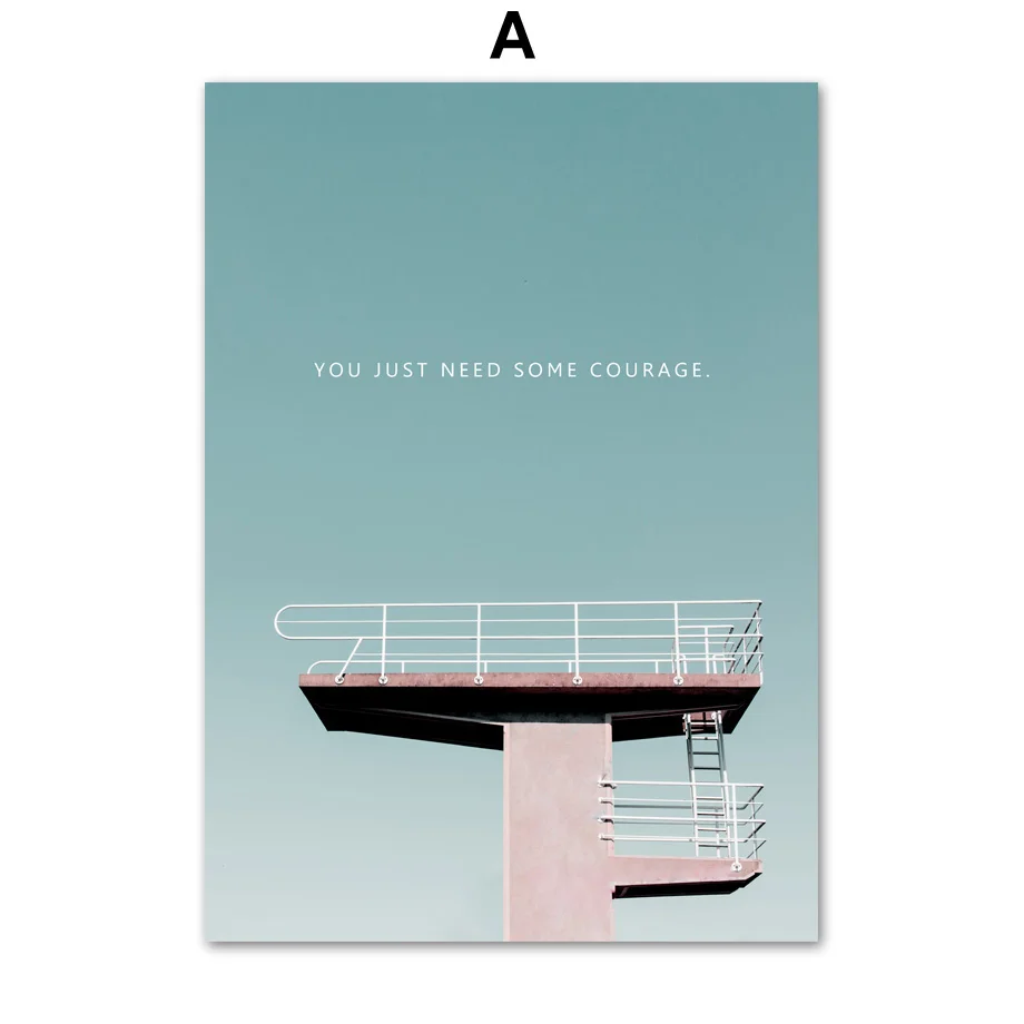 Настенная картина с изображением статуи Свободы прислоненной башни Пизы пейзажа