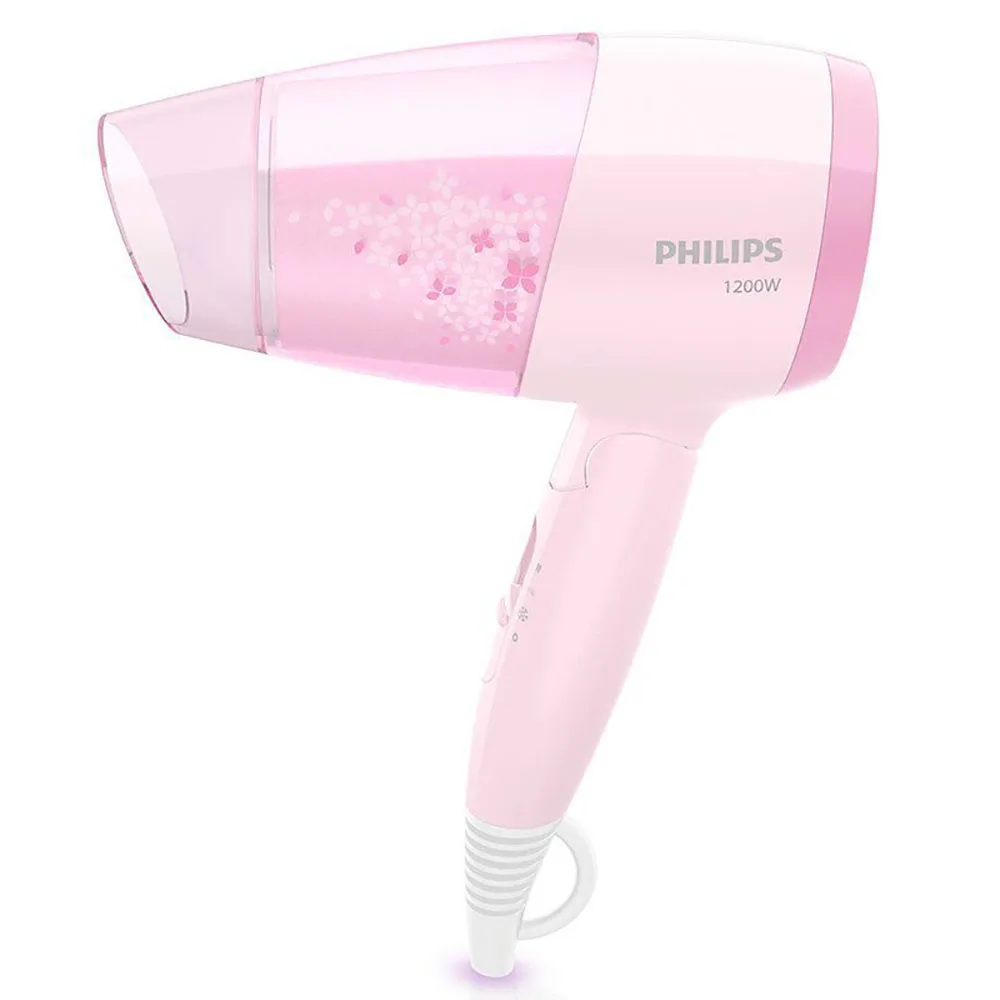 Фен для волос Philips BHC015 высокой мощности со складной ручкой сушилка холодного