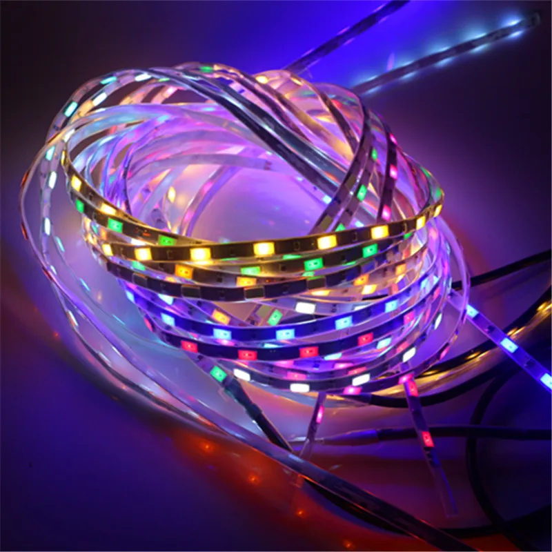 Ультра яркий 5 мм ширина 5630 5730 SMD гибкая светодиодная лента светильник 60