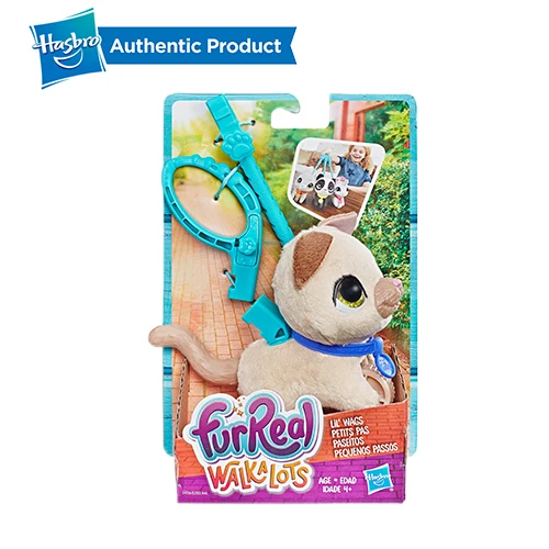CAT A Hasbro FurReal Friends Walkalots большой Wags Единорог кошка, большая собака, котенок, Lil' Wags кролик, ходунки мех Домашние животные игрушки и подарки для детей - Цвет: CAT A