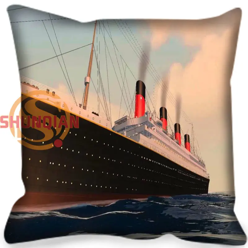 Уникальный дизайн Titanic#2 стиль Бросок Наволочка квадратная молния Наволочка на заказ подарок H@ 0209-148 - Цвет: 10