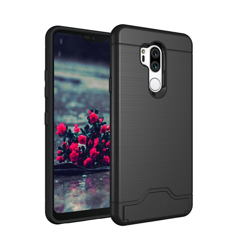Подставка чехол для LG G7 ThinQ G710 подставки жесткий облегающий чехол для LG G6 с держатель для карт чехлы для телефонов сумки чехол s для LG G7 G 7 G 6