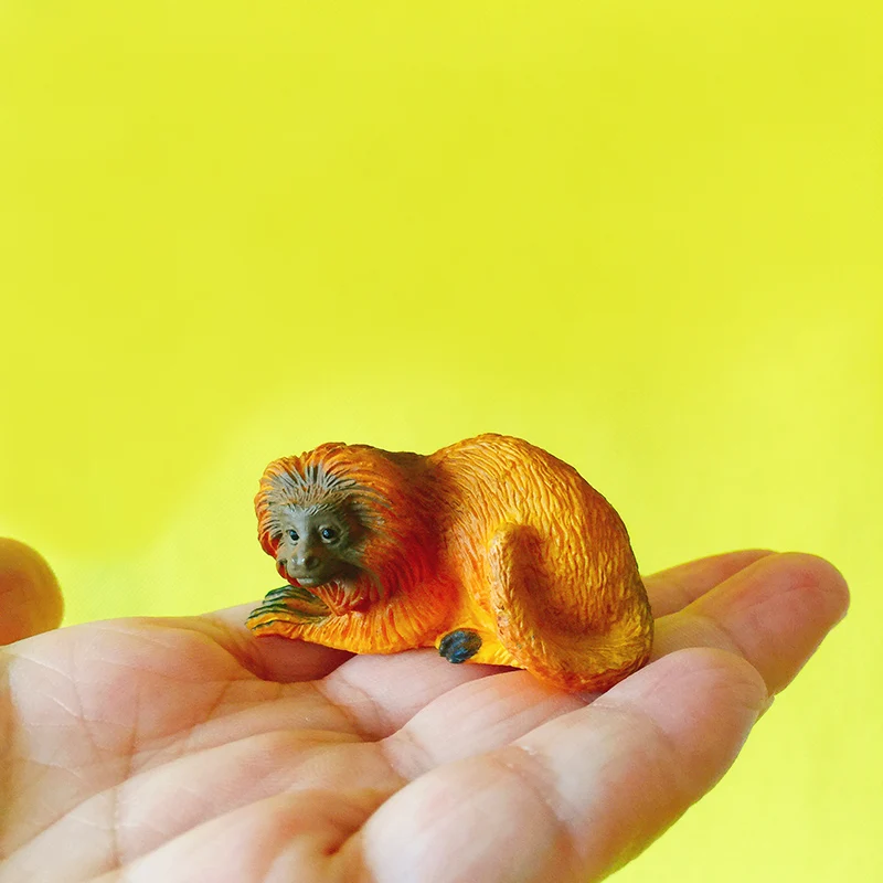 1 Golden Monkey 1 шт./лягушка обезьяна Пантера/Животные миниатюры/Прекрасный милый/Сказочный Садовый Гном/мох Декор террариума/ремесла/фигурка/diy принадлежности/ - Цвет: 1 Golden Monkey