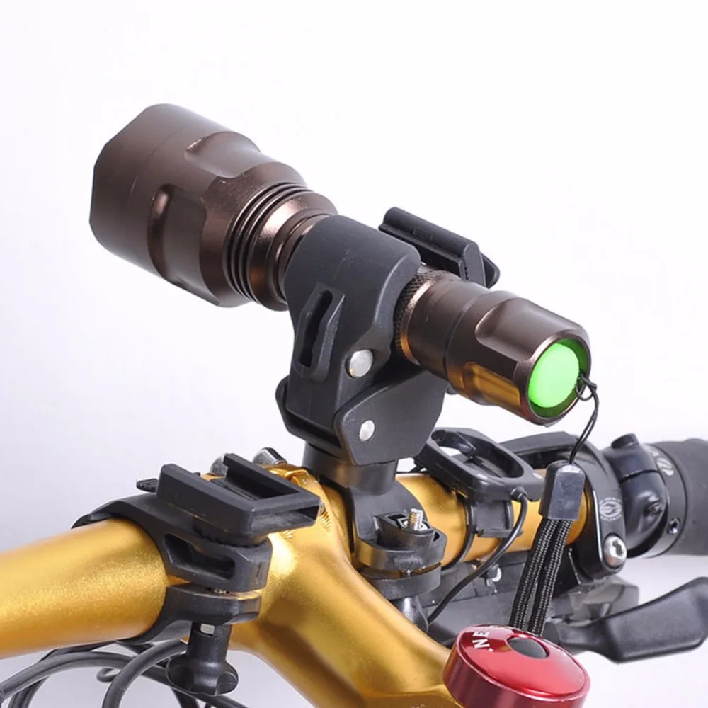 

Bike Light Clip Engineering Plastics Cycling Bicycle Mount Holder for Flashlight Torch Clip Clamp Adjustable Bicycle Accessories