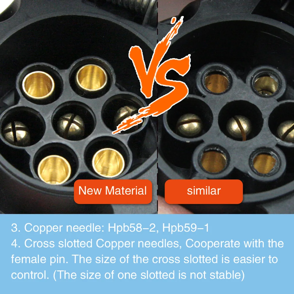 Круглый 7Pin провода разъем 12 В Электрический прицеп розетка фаркоп освещение