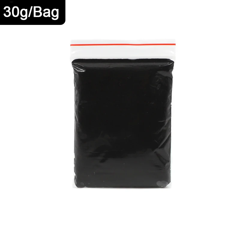 Black 30 г Снежная грязь пушистая пена слизи глина шар поставки DIY светильник мягкий хлопок талисманы Слим Ароматические стресс игрушки для детей Искусство ремесло - Цвет: Black