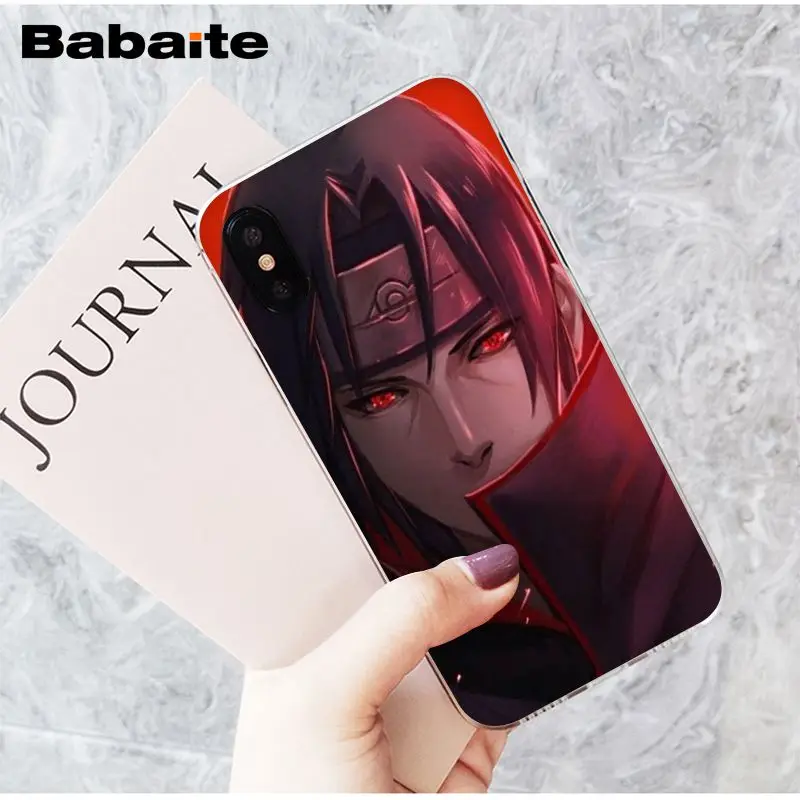 A10 Babaite Naruto Itachi Uchiha японский приход Прозрачный чехол для телефона для iPhone X XS MAX 6 6S 7 7plus 8 8Plus 5 5S XR - Цвет: A10