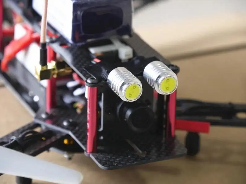 Сверхъяркая светодиодная подсветка 1 5 Вт для квадрокоптера мультикоптера QAV250