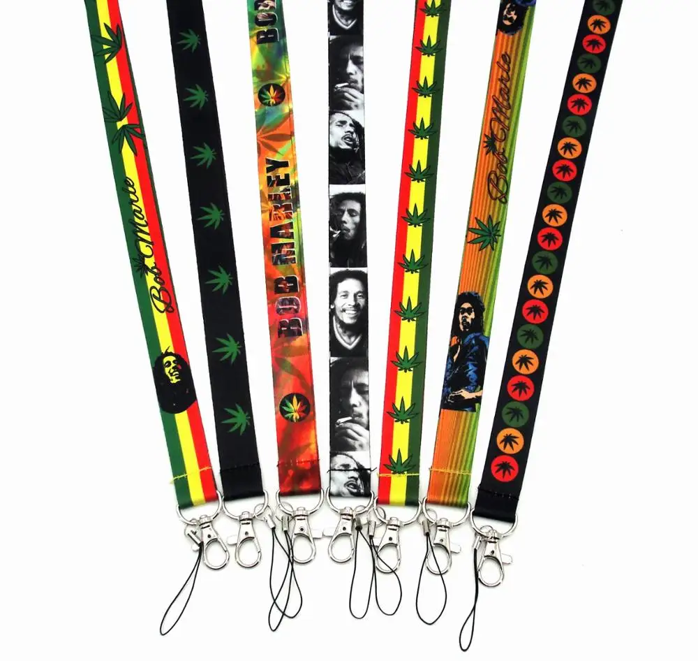 1 шт. Bob Marley талреп id бейдж держатель брелоки ремешки для мобильного телефона